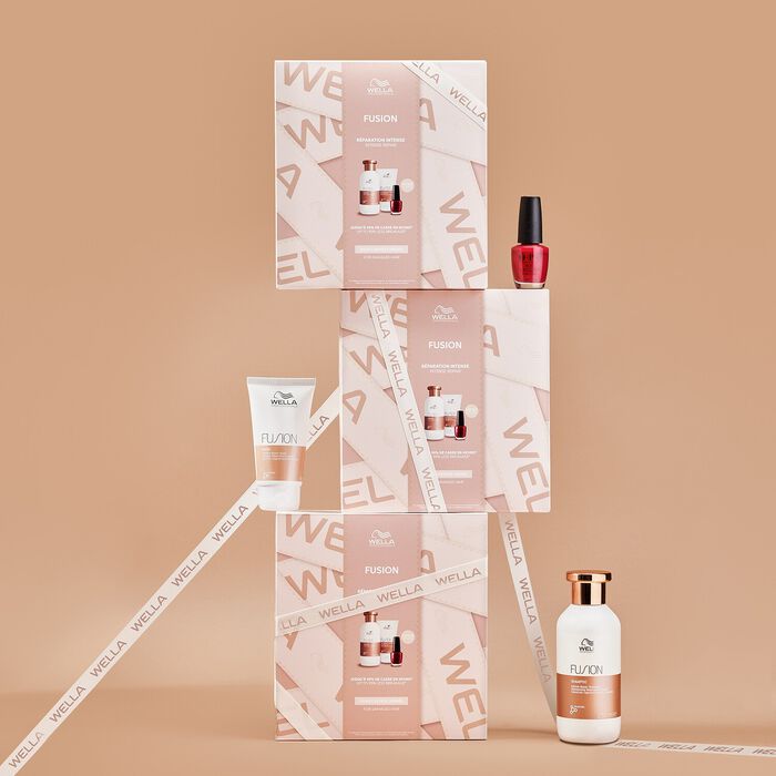 Wella Professionals Fusion - Estuche reparación intensa para cabello dañado y frágil Ventas relámpago