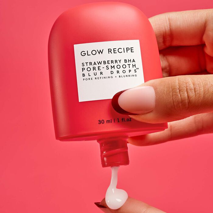 Glow Recipe Strawberry BHA Pore-Smooth Blur Drops - Sérum para cerrar poros ÚLTIMAS EDICIONES