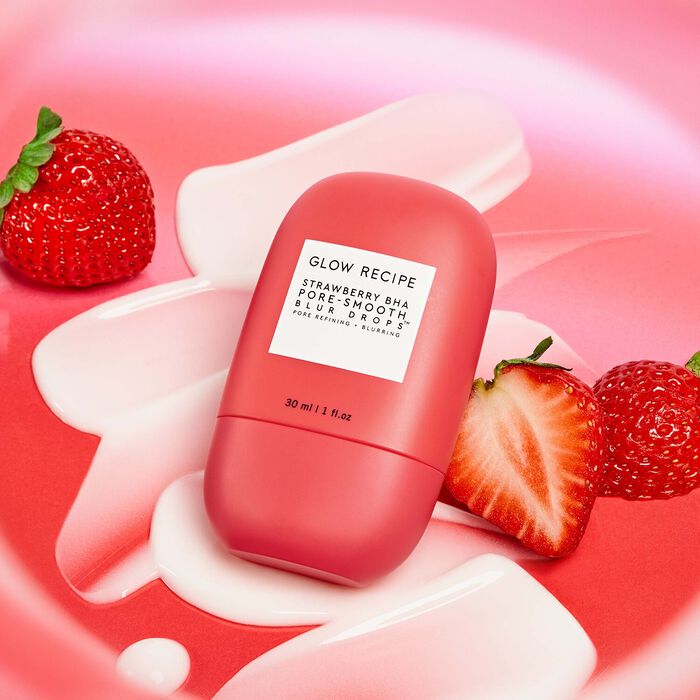Glow Recipe Strawberry BHA Pore-Smooth Blur Drops - Sérum para cerrar poros ÚLTIMAS EDICIONES