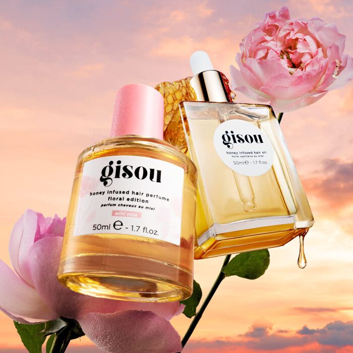 Gisou Honey Infused Hair Perfume Édition florale - Rosa silvestre Los más vendidos