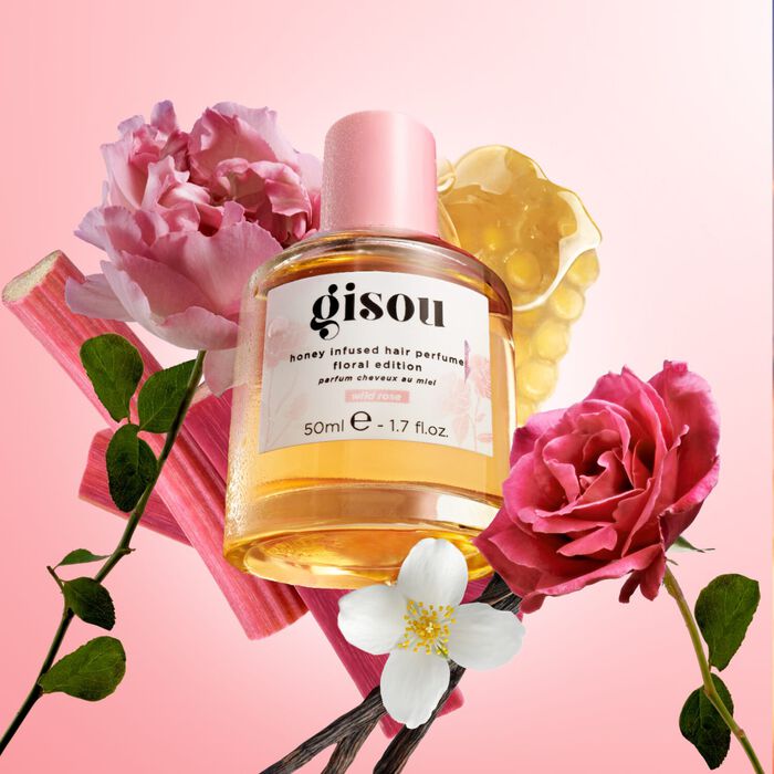 Gisou Honey Infused Perfume Floral Edition Wild Rose - Perfume para el cabello Tienda