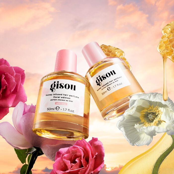 Gisou Honey Infused Perfume Floral Edition Wild Rose - Perfume para el cabello Tienda