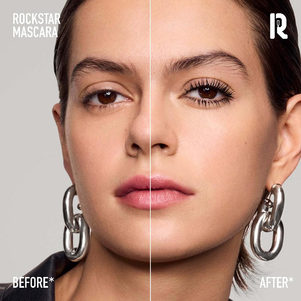Rabanne Makeup Rockstar Mascara - Volumen Intenso Negro Extremo Longitud de Pestañas Rebajas de fin de temporada