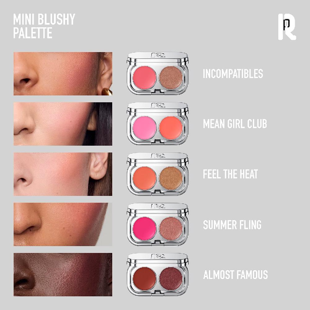 Rabanne Makeup Mini Blushy Palette - Colorete en crema para mejillas y labios En línea