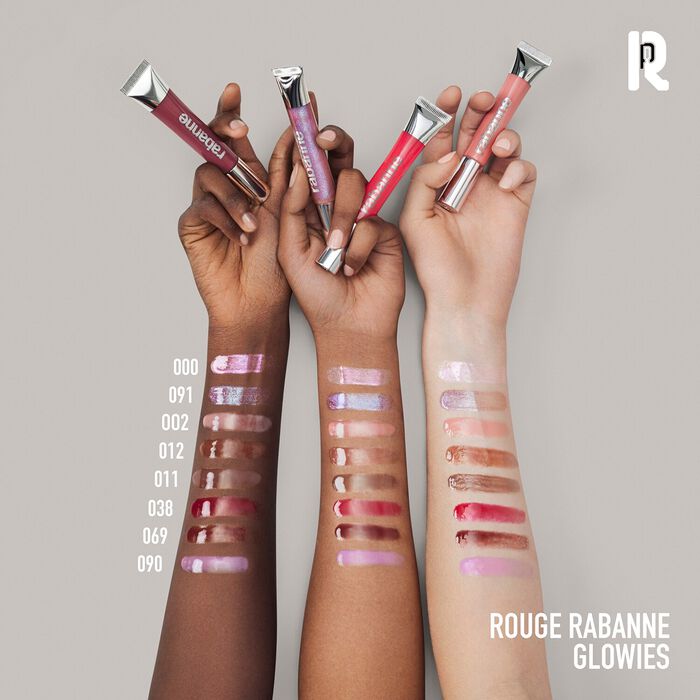 Rabanne Makeup Rouge Rabanne Glowies - Lipgloss ultra brillante y ligero con color Outlet online