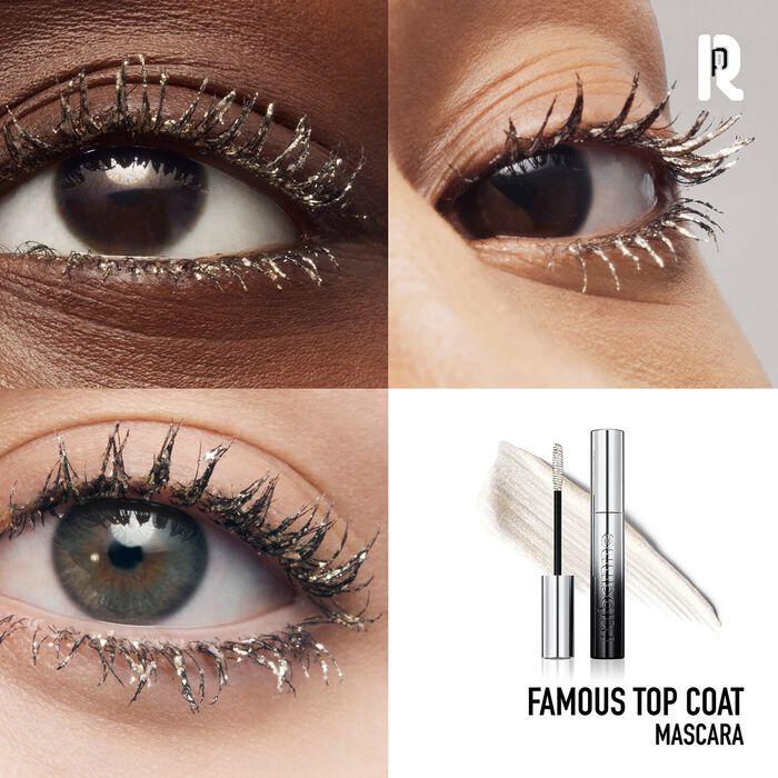 Rabanne Makeup Eyephoria Famous Top Coat Mascara - Máscara de Pestañas Top Coat Brillante Liquidación