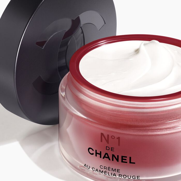 Chanel N°1 DE CHANEL CREMA CON CAMELIA ROJA Rellena – Alisa – Protege Tienda de fábrica