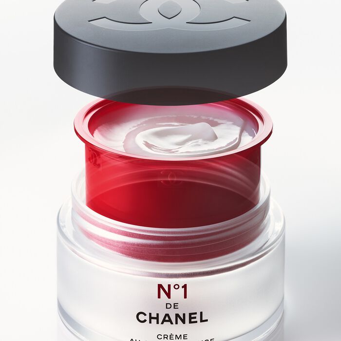 Chanel N°1 DE CHANEL CREMA CON CAMELIA ROJA Rellena – Alisa – Protege Tienda de fábrica