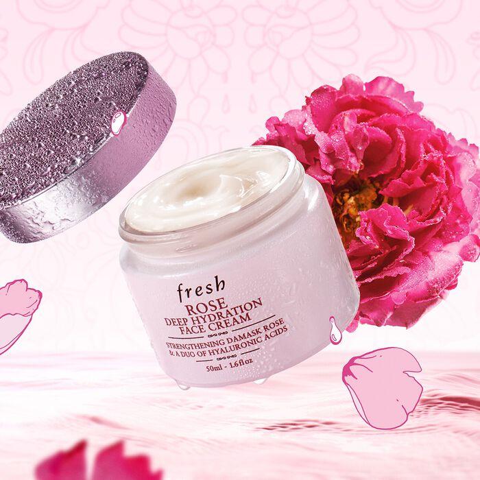 Fresh Rose Face Cream - Crema hidratante con ácido hialurónico Promoción por tiempo limitado