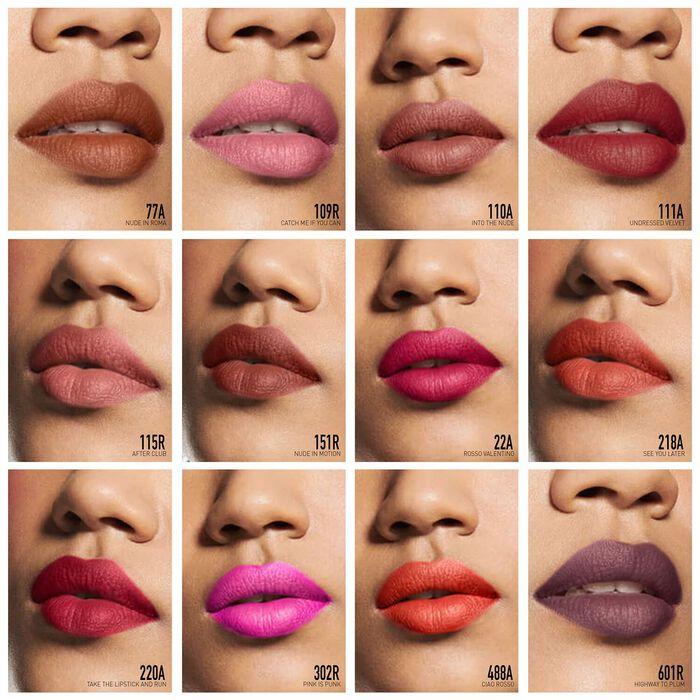Valentino Liquirosso - Color líquido mate intenso labios y mejillas Outlet online