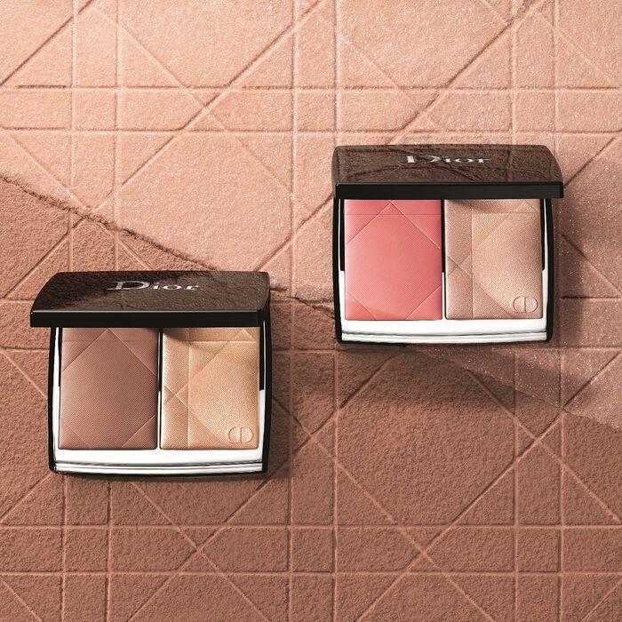 Dior Rouge Blush Colour & Glow - Paleta de rostro dúo de color e iluminador Venta caliente