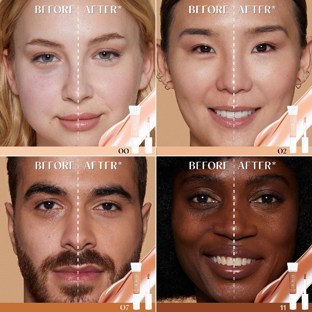 Huda Beauty GloWish Bright Light Sheer - Corrector ligero e iluminador Devoluciones gratuitas