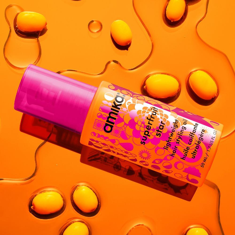 Amika Superfruit Star - aceite de peinado ultraligero Último día