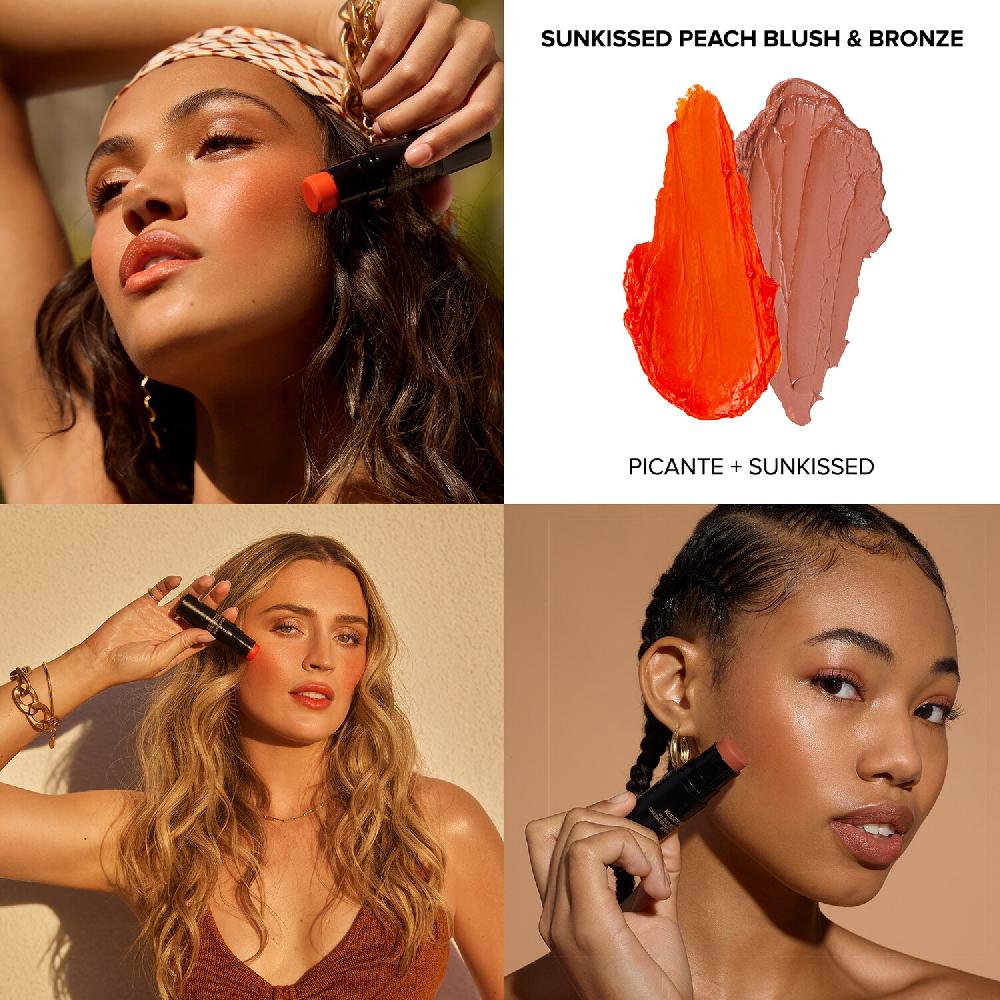 Nudestix Sunkissed Peach Blush and Bronze 2-Piece Kit - Estuche maquillaje rostro Tienda