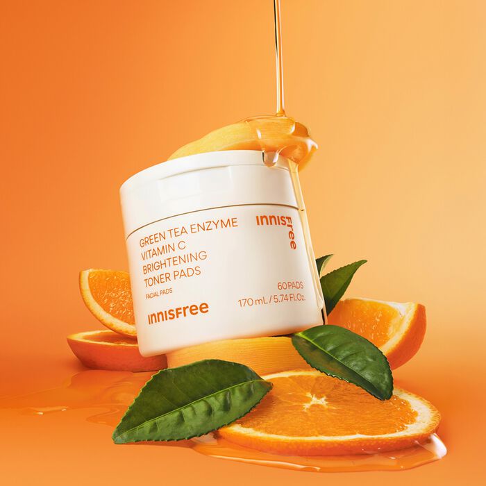 Innisfree Discos Luminosidad con Enzima de Té Verde y Vitamina C - Tratamiento antimanchas Descuentos del mes