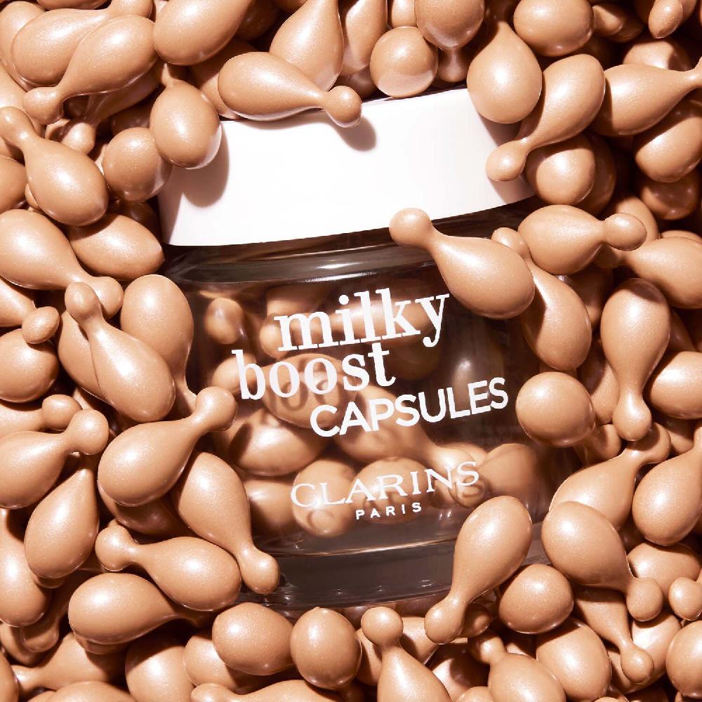 Clarins Milky Boost Capsules Eclat & Nutrition - Cápsula de maquillaje Descuentos del mes