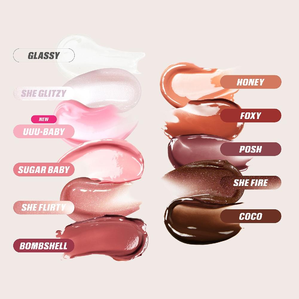 Huda Beauty Faux Filler - Gloss de alto brillo 2025