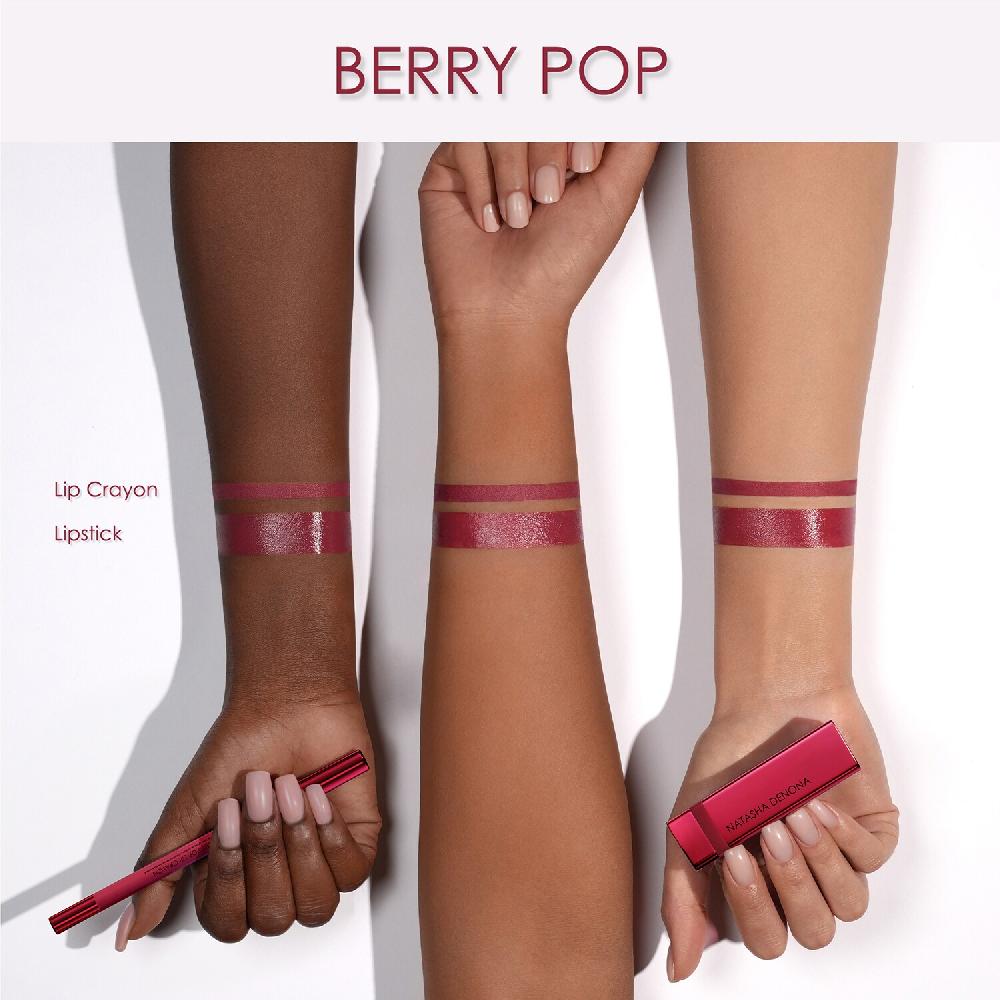 Natasha Denona Berry Pop lip crayon - Lápiz de Labios de Larga Duración Solo queda un día