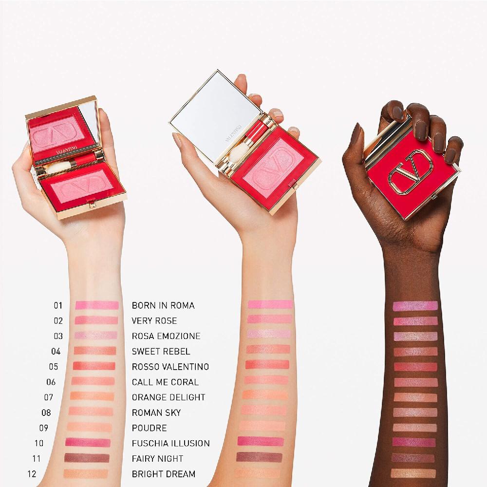 Valentino Eye2Cheek - Polvos de doble uso blush & sombra de ojos Promoción por tiempo limitado