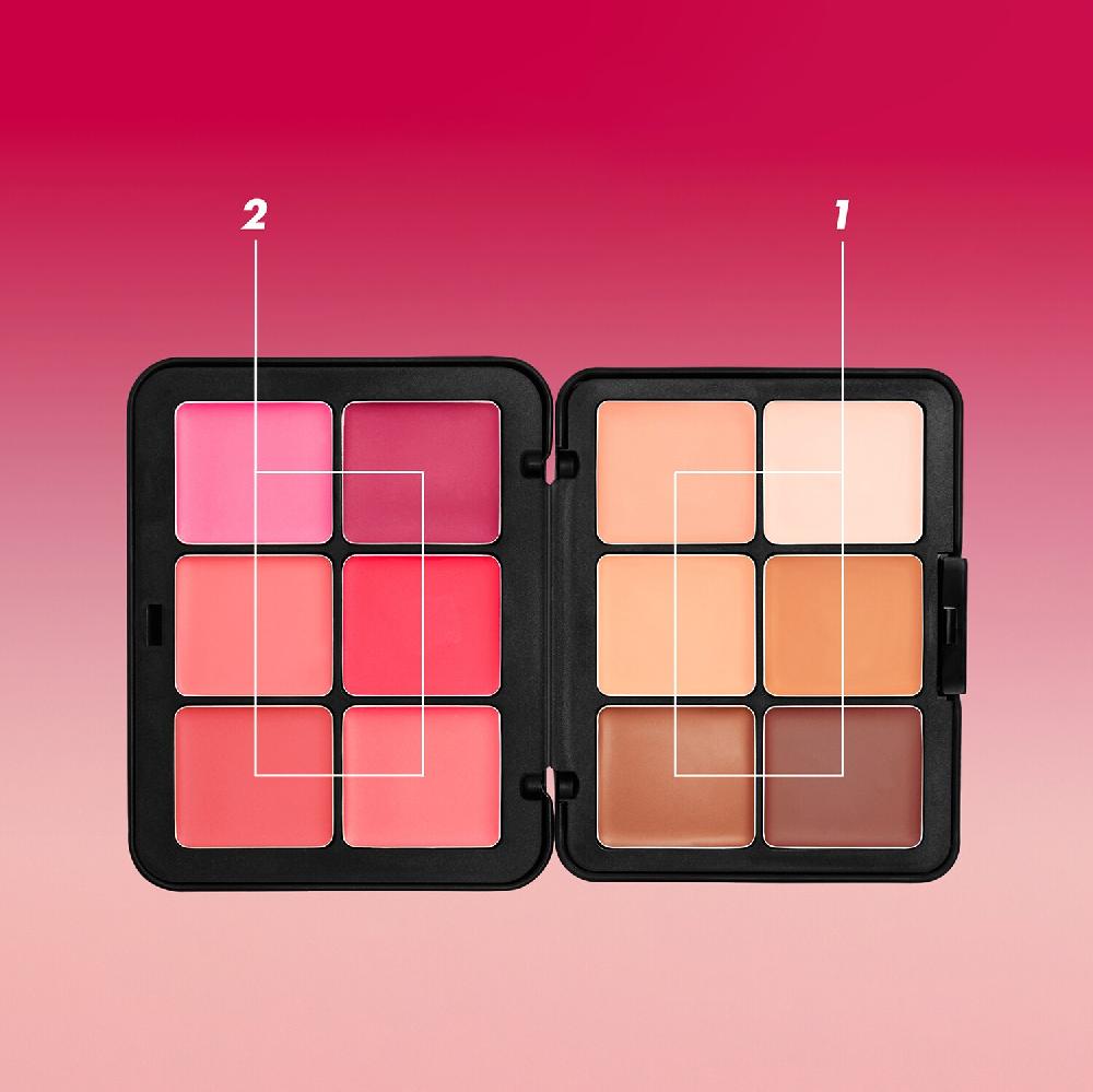 Make Up For Ever HD Skin Face Essentials - Paleta rostro en crema y colorete Tienda de fábrica