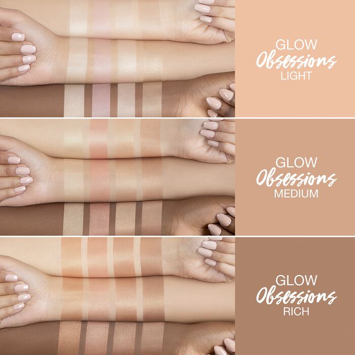 Huda Beauty Glow obsessions - Paleta de highlighter Descuentos del mes