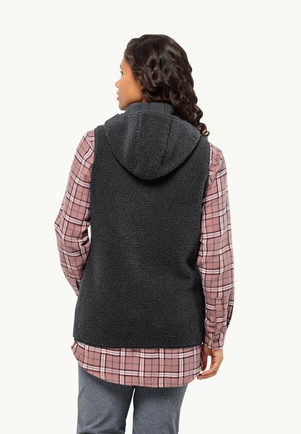 Jack Wolfskin High Curl Long Vest W Descuento