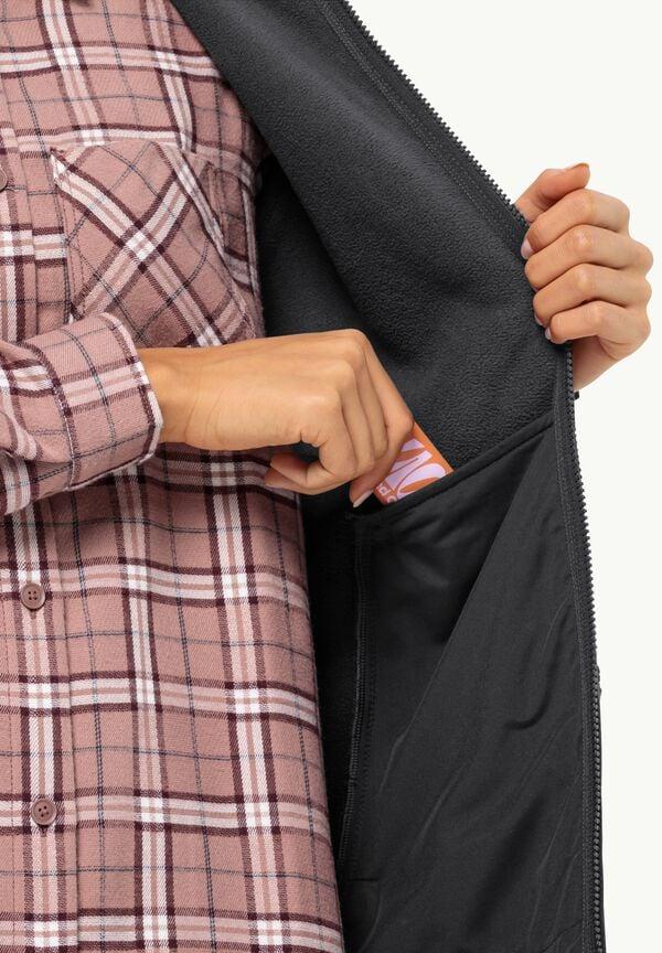 Jack Wolfskin High Curl Long Vest W Descuento