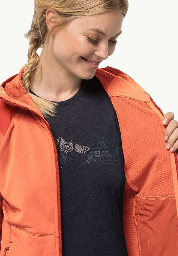 Jack Wolfskin Kolbenberg Hooded Fz W Mejor oferta