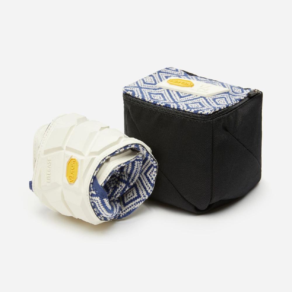 vibram One Quarter Lona Greek / White Envío gratis
