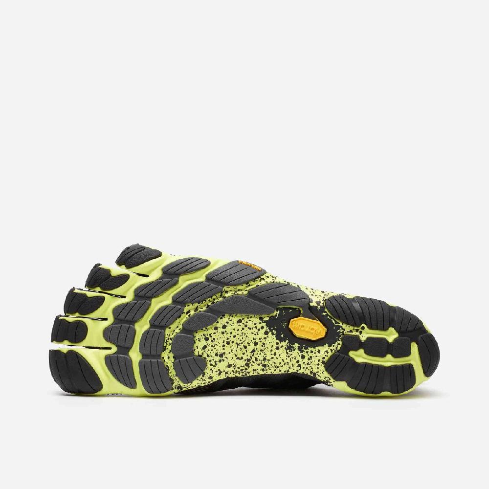 vibram V-Run Hombre Black / Yellow Limitado a 3 días