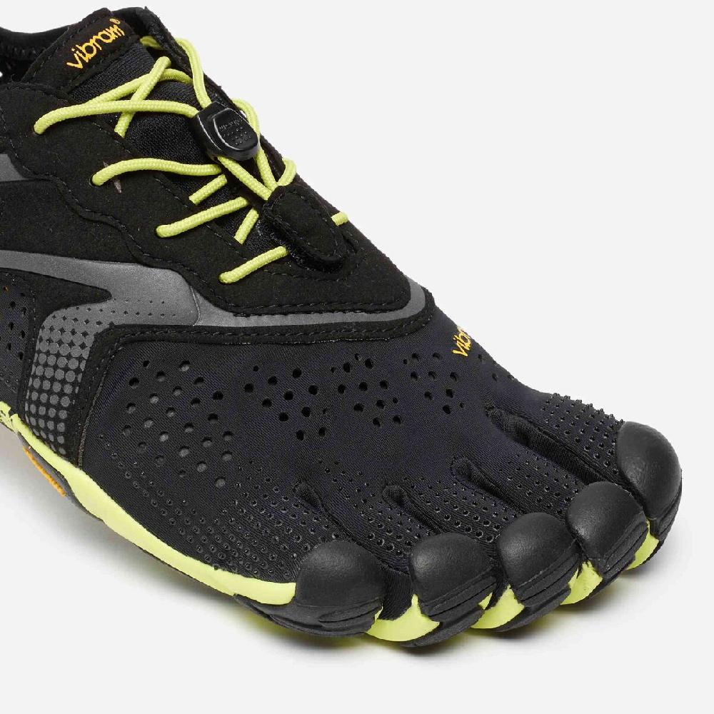 vibram V-Run Hombre Black / Yellow Limitado a 3 días