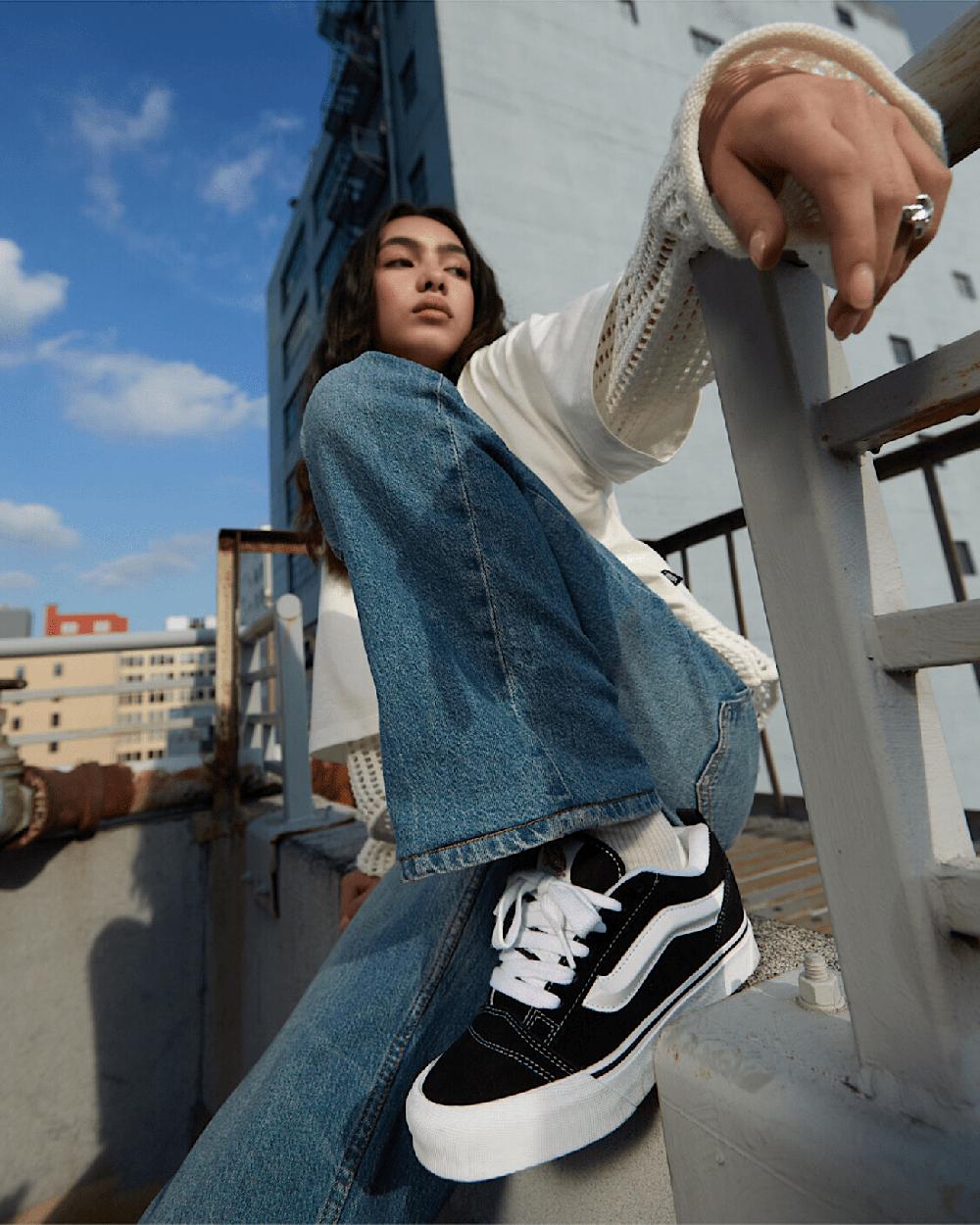 vans Zapatillas Knu Stack en Negro| Vans ES Rebajas top