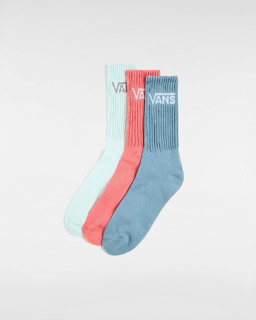 vans Calcetines altos Classic (3 pares) en Verde| Vans ES Oferta exclusiva