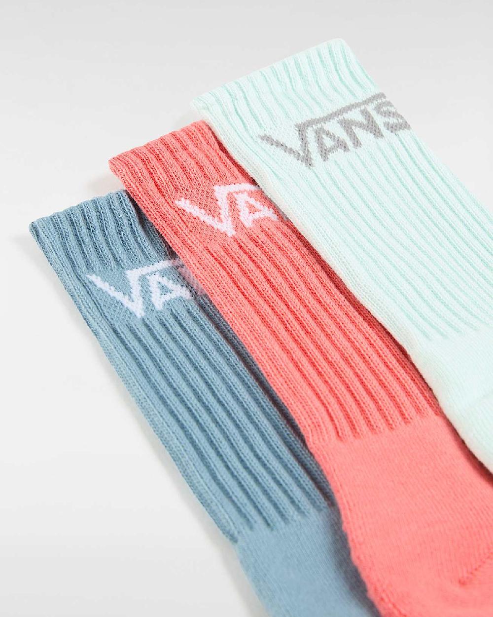 vans Calcetines altos Classic (3 pares) en Verde| Vans ES Oferta exclusiva