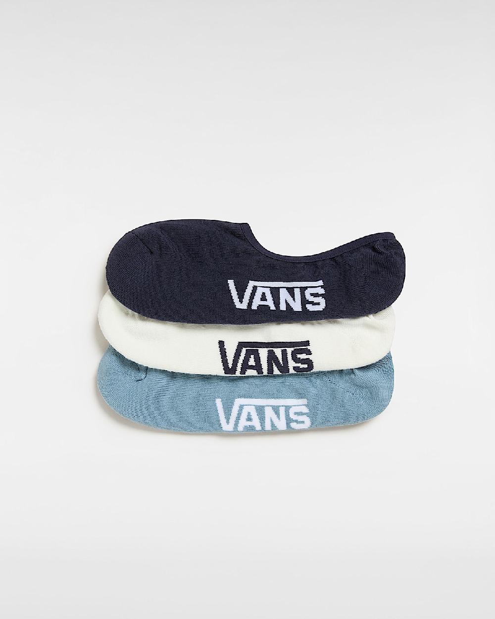 vans Calcetines invisibles (3 par) en Azul| Vans ES Ofertas especiales