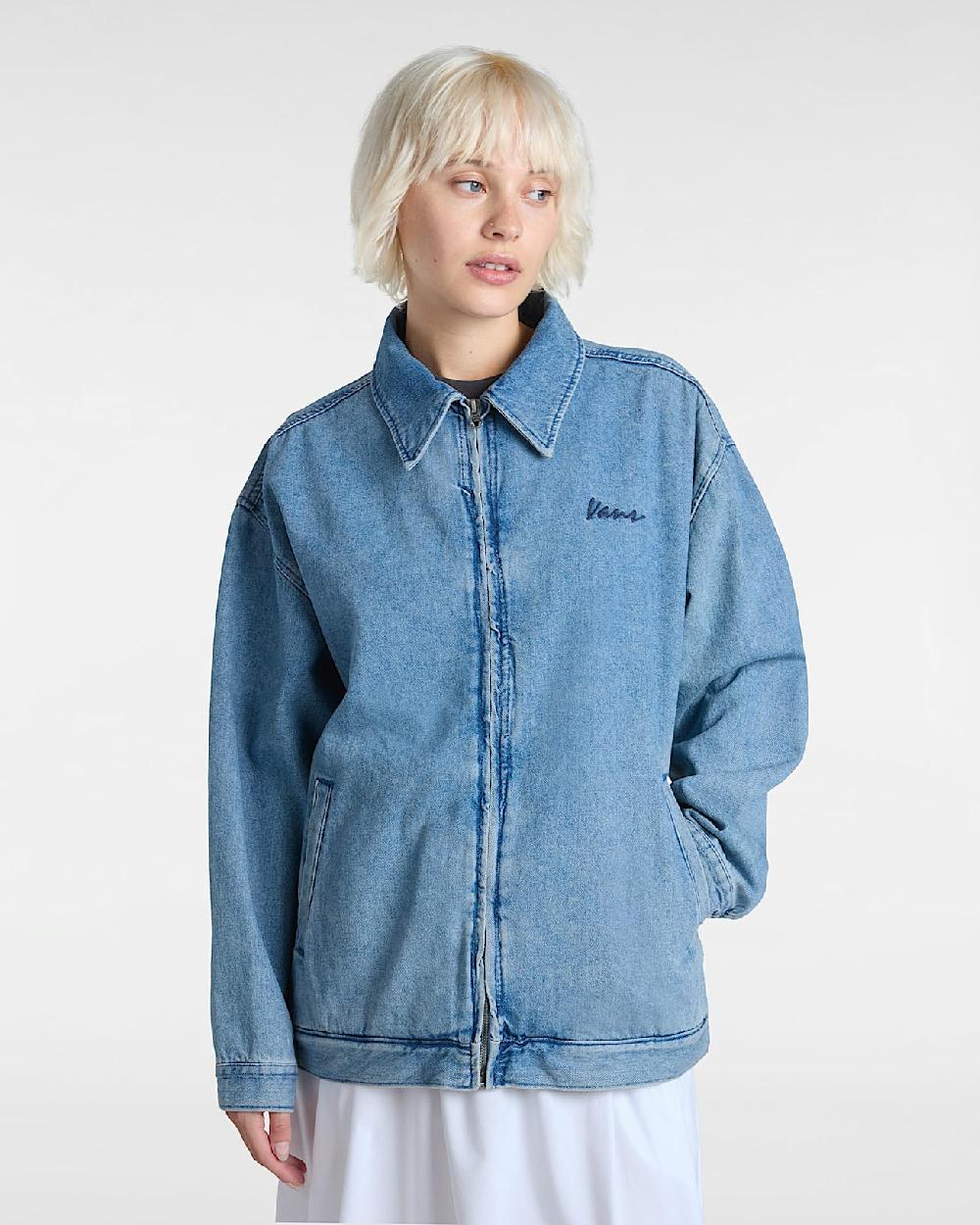 vans Chaqueta vaquera Pitstop en Azul| Vans ES Oferta especial