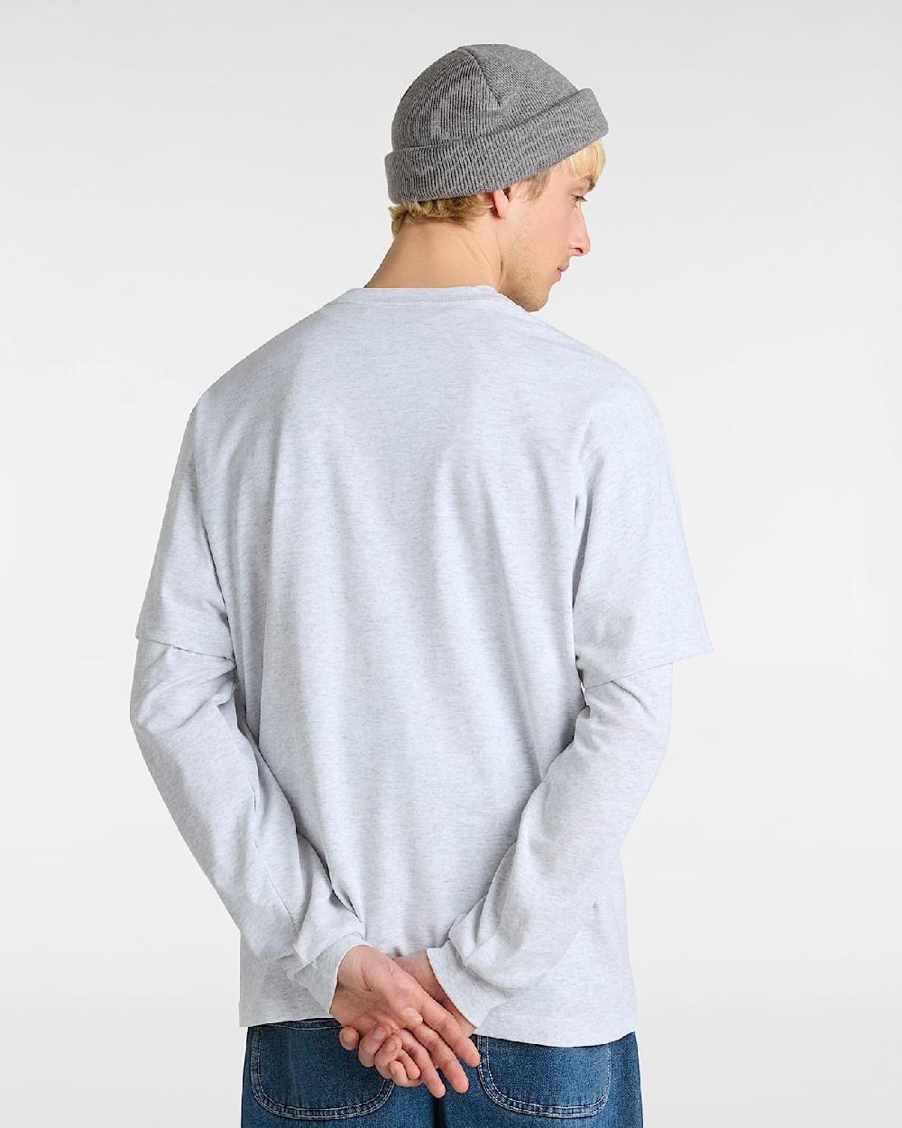 vans Camiseta Left Chest Logo en Gris| Vans ES ÚLTIMAS EDICIONES