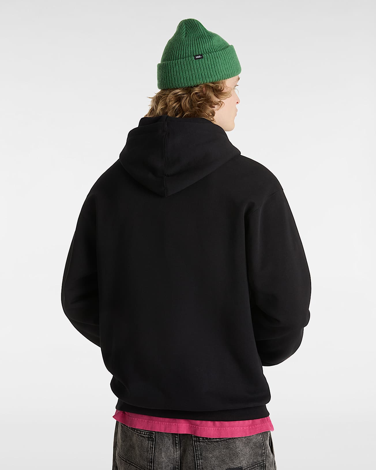 vans Sudadera con capucha Left Chest Logo en Negro| Vans ES Últimos 2 días