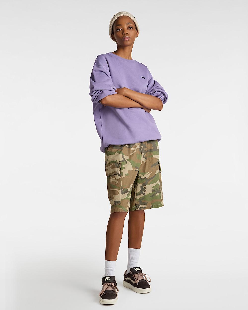vans Sudadera Left Chest Logo en Púrpura| Vans ES Último día
