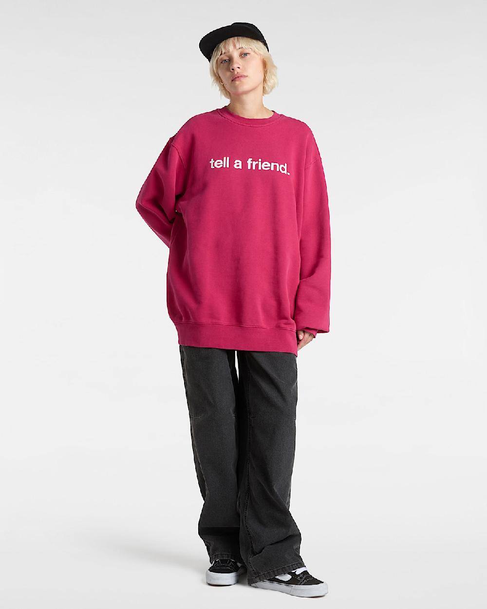 vans Sudadera Tell a Friend en Rosa| Vans ES Envío gratis