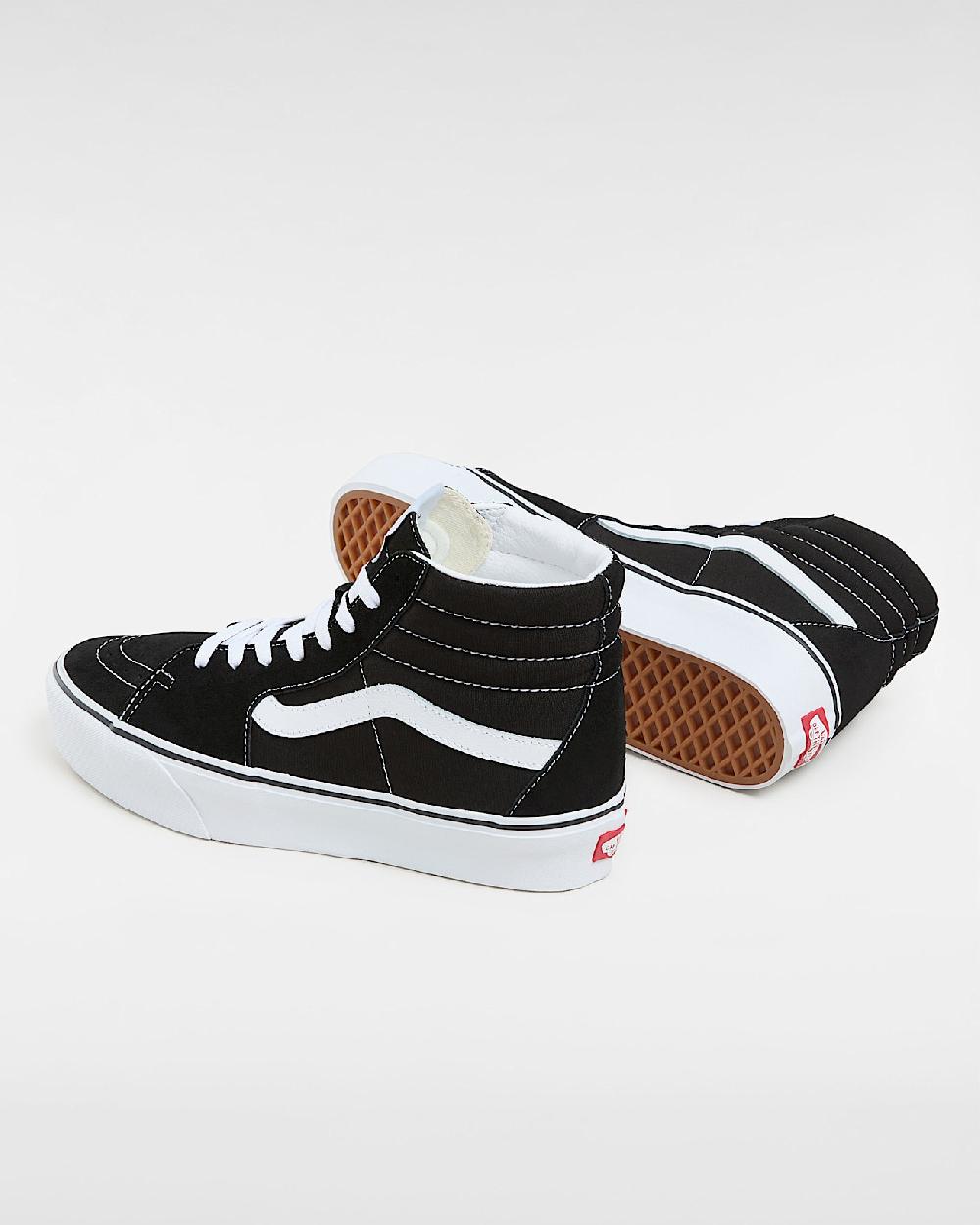 vans Zapatillas Sk8-Hi de ante con plataforma en Negro| Vans ES Rebajas de fin de temporada