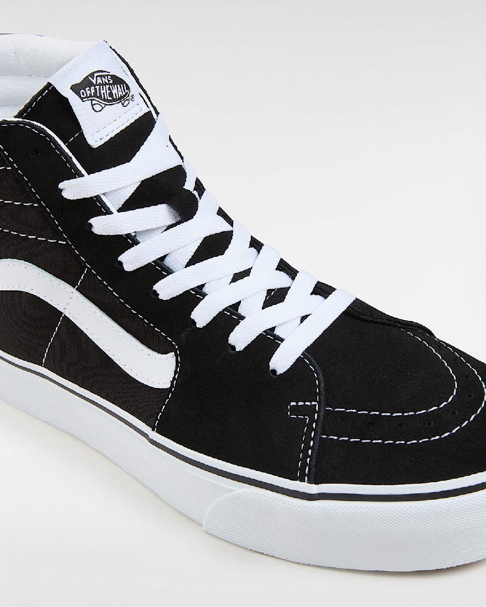 vans Zapatillas Sk8-Hi de ante con plataforma en Negro| Vans ES Rebajas de fin de temporada