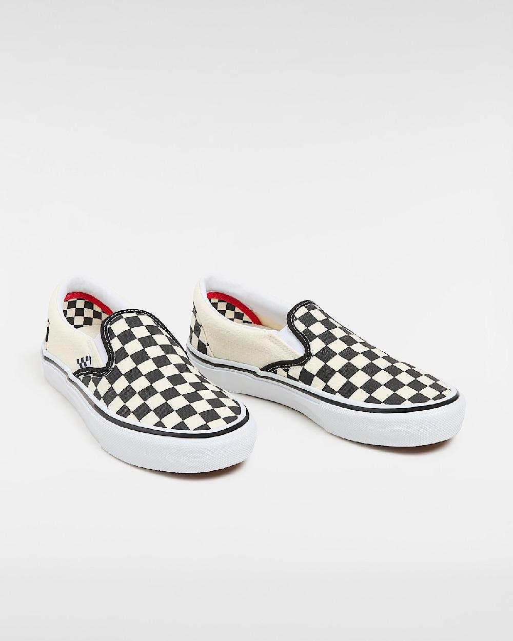 vans Zapatillas Skate Slip-On en Negro$$Blanco| Vans ES En oferta