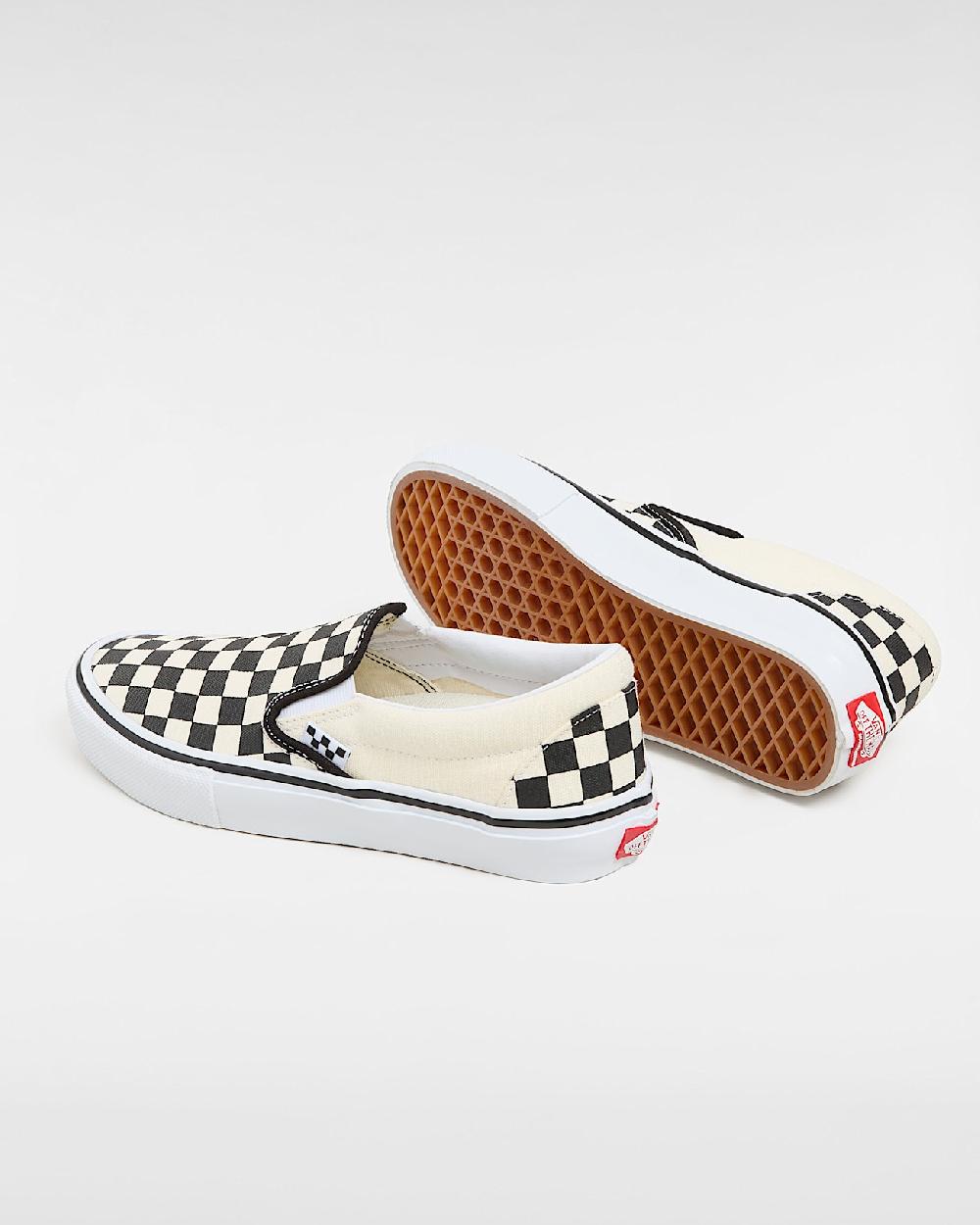 vans Zapatillas Skate Slip-On en Negro$$Blanco| Vans ES En oferta