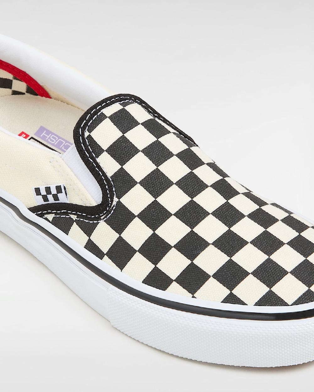 vans Zapatillas Skate Slip-On en Negro$$Blanco| Vans ES En oferta