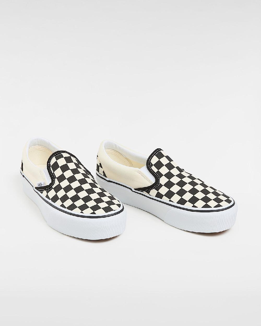 vans Zapatillas con plataforma Slip-On en Negro$$Blanco| Vans ES Descuento