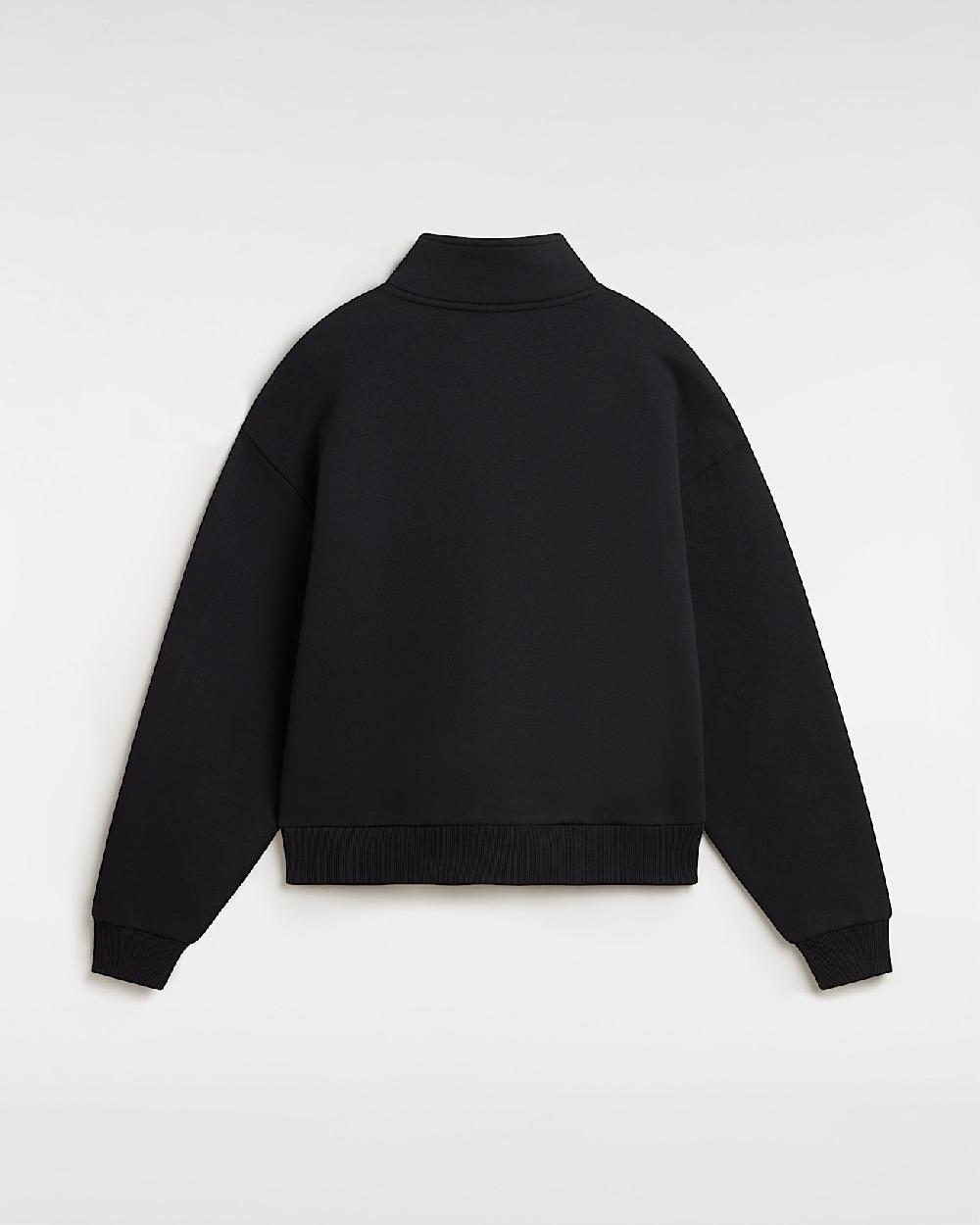 vans Sudadera Leighton de cuello alto en Negro| Vans ES Promoción trimestral