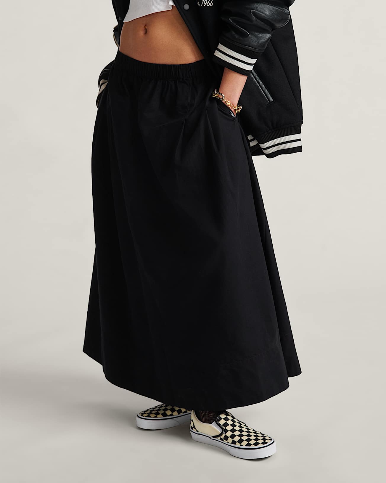 vans Falda larga Francesca en Negro| Vans ES Libre de impuestos