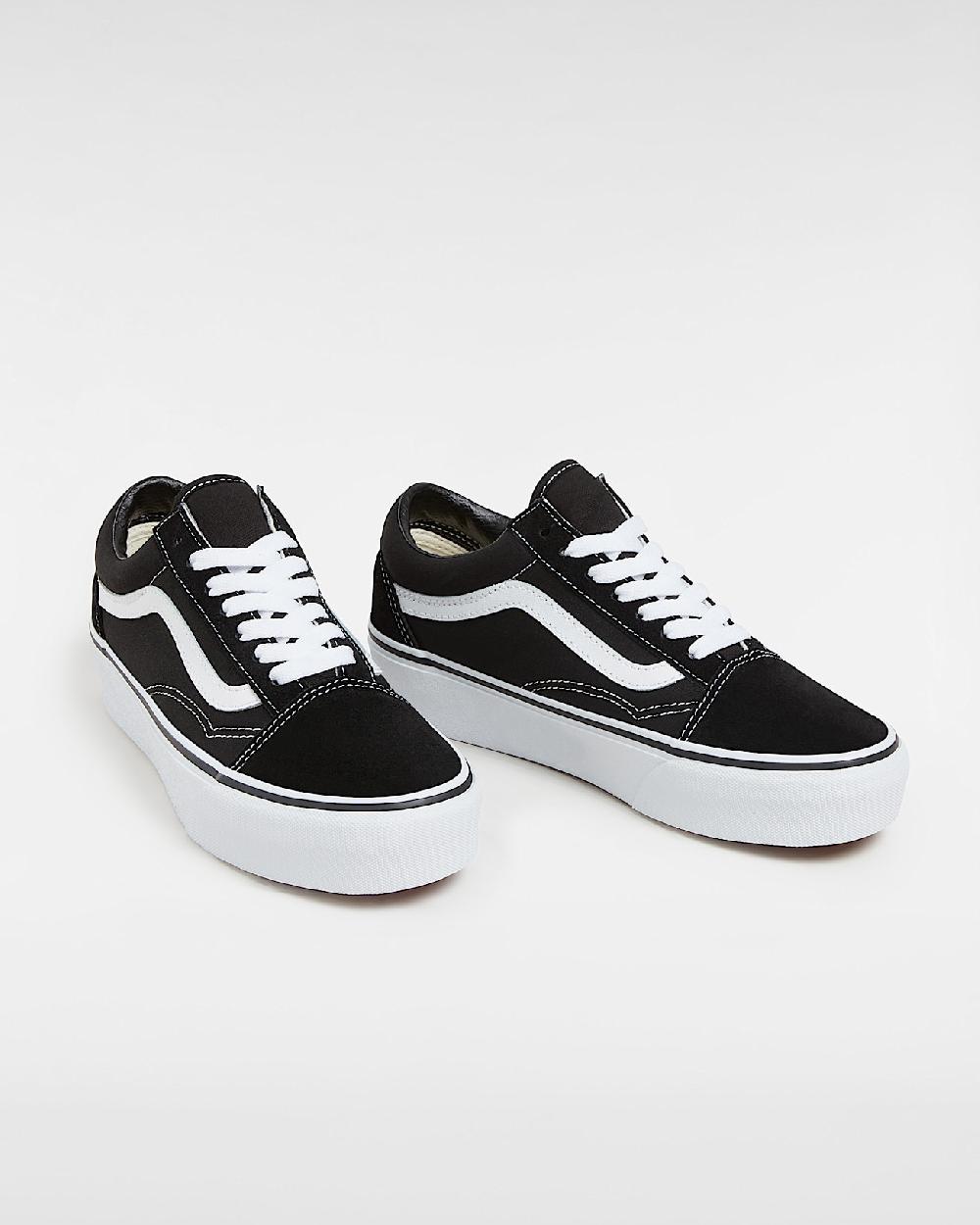 vans Zapatillas Old Skool de plataforma en Negro| Vans ES Gran oferta