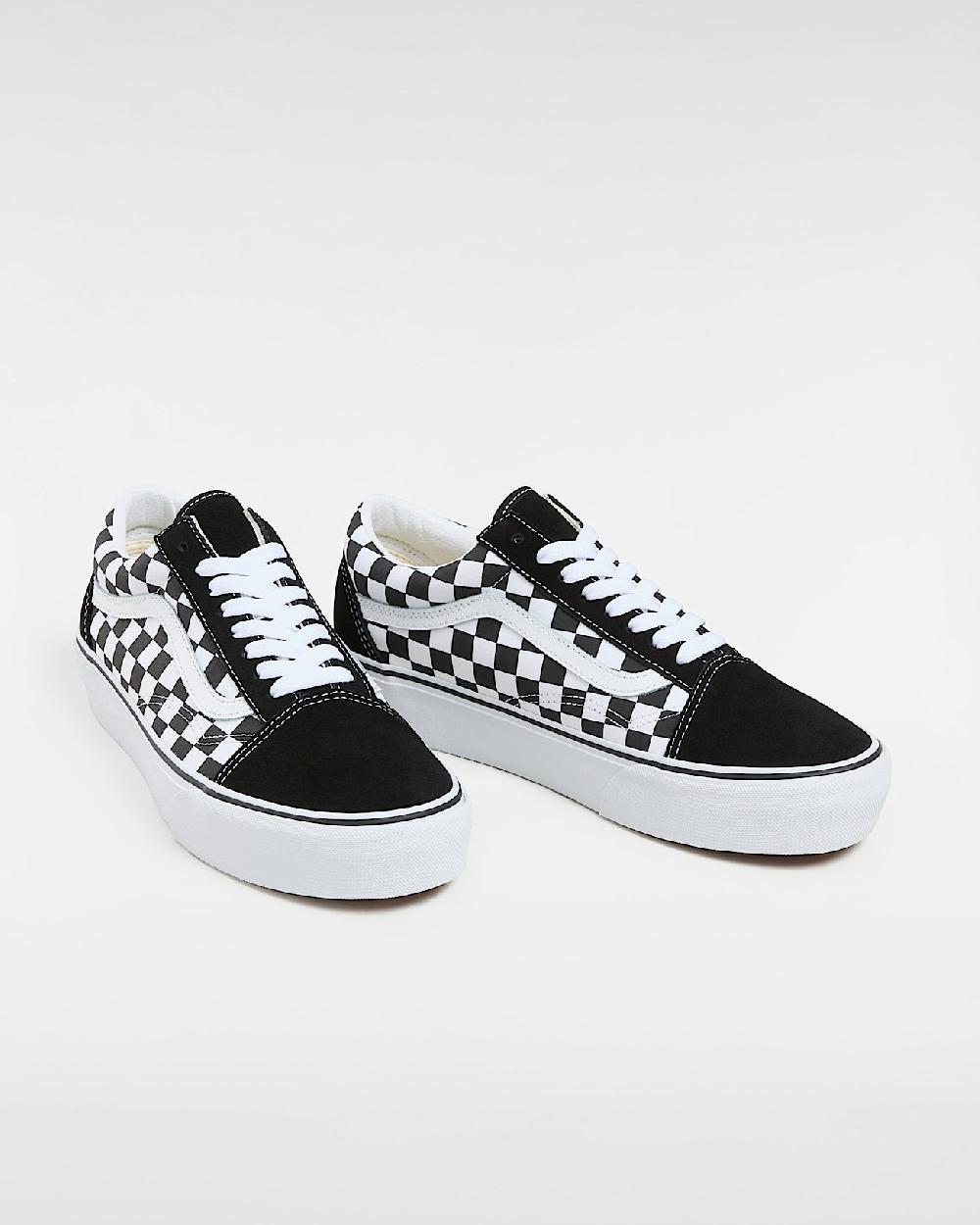 vans Zapatillas Old Skool con plataforma en Negro$$Blanco| Vans ES Rebajas de fábrica